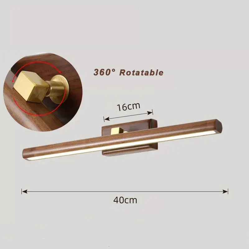 Wall Lamp | Black Walnut | LED Lighting