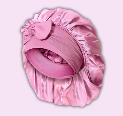 SilkNight Luxe Silk Hair Cap - Protective Night Bonnet