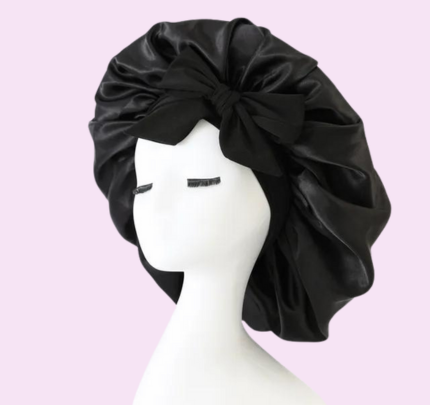 SilkNight Luxe Silk Hair Cap - Protective Night Bonnet