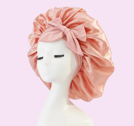 SilkNight Luxe Silk Hair Cap - Protective Night Bonnet