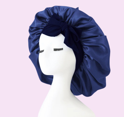 SilkNight Luxe Silk Hair Cap - Protective Night Bonnet