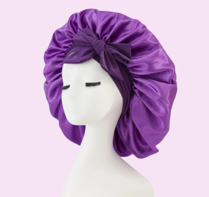 SilkNight Luxe Silk Hair Cap - Protective Night Bonnet