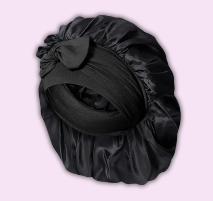 SilkNight Luxe Silk Hair Cap - Protective Night Bonnet