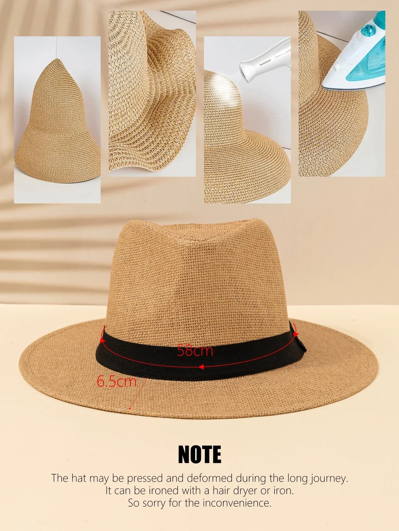 Straw Hat | Elegant Summer Hat for Protection