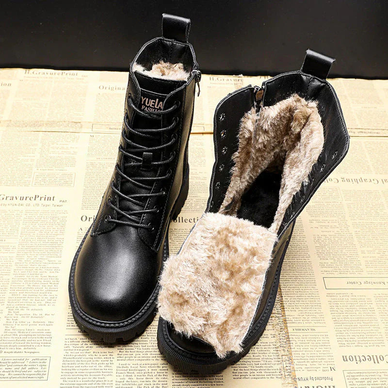 Jasmijn - Elegant Black Winter Boots - Style & Comfort