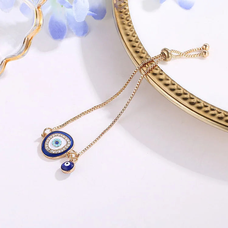 Evil Eye Bracelet in Ethno Style – Selene