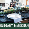 24-Piece Black Cutlery Set in Stainless Steel