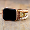 Apple Watch Wrap Bracelet with Freshwater Pearls - Elvianne