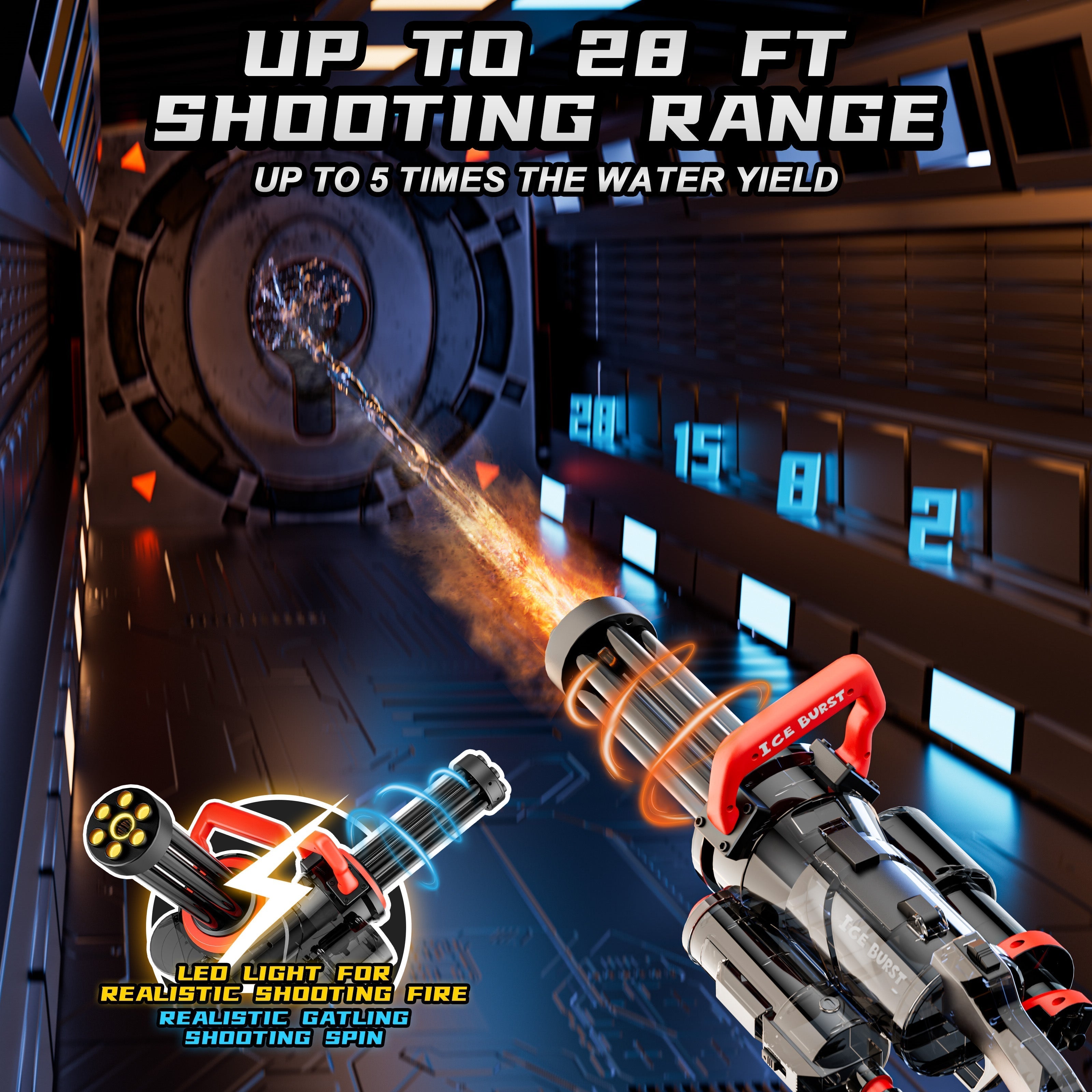 Electric Water Gun - Automatic Water Blaster for Children & Adults