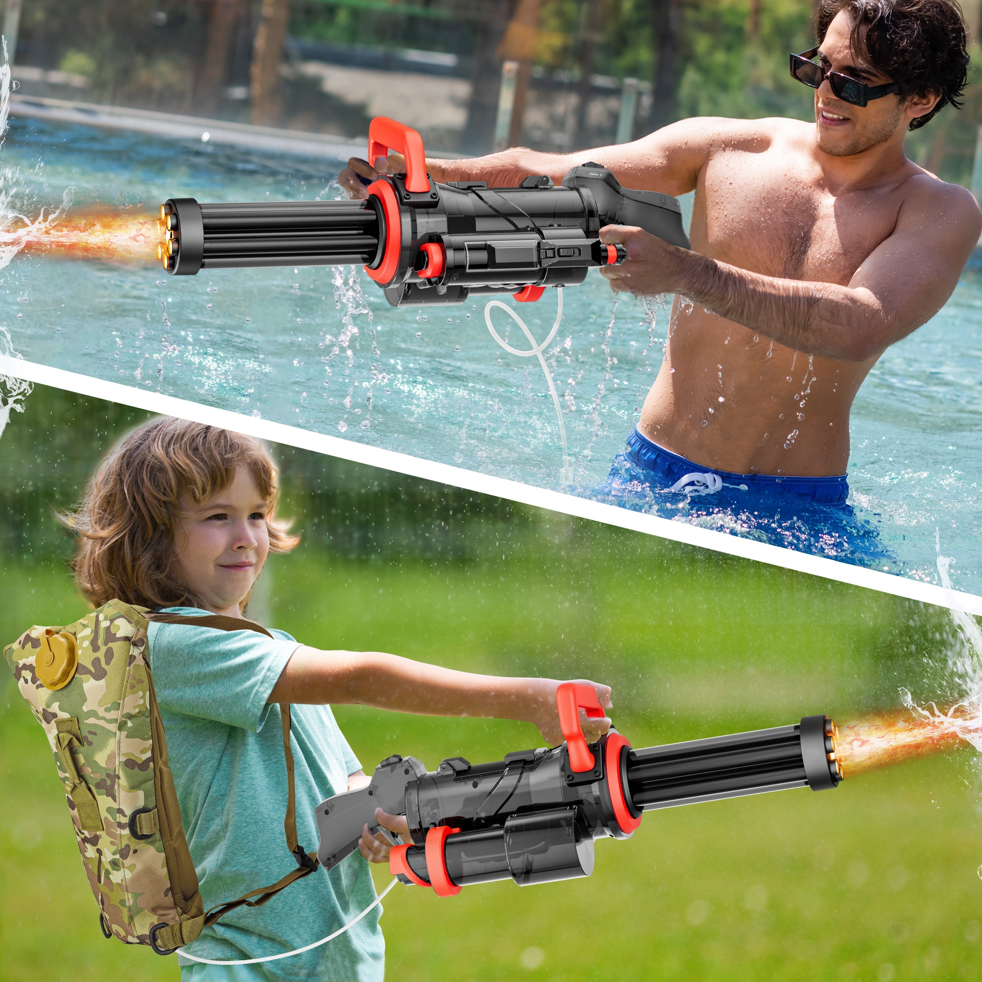 Electric Water Gun - Automatic Water Blaster for Children & Adults