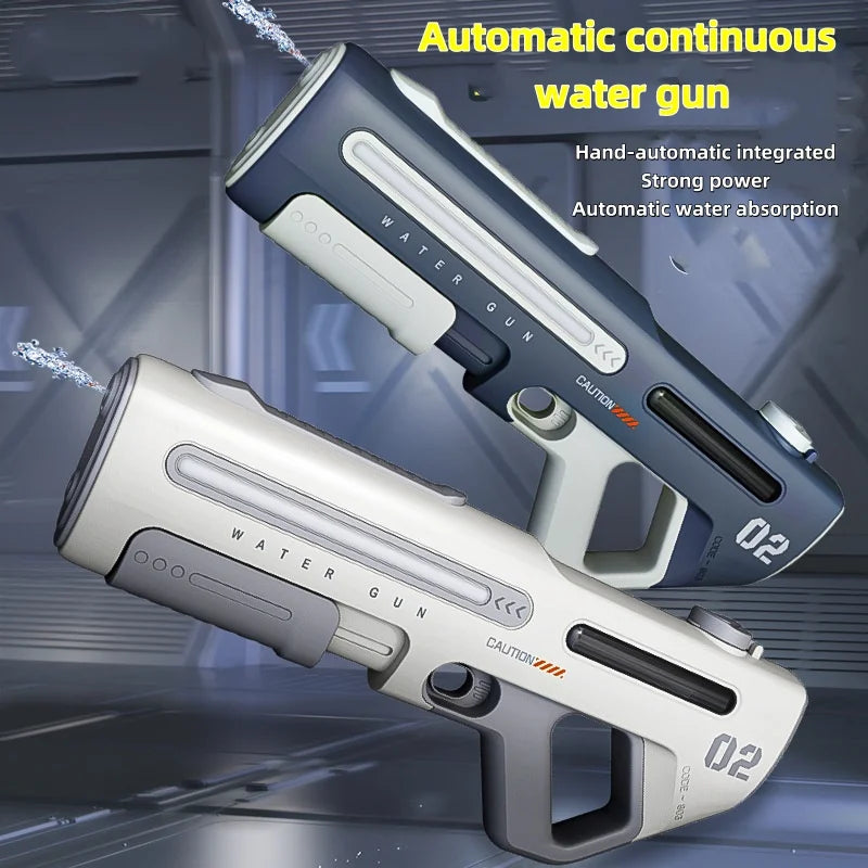 Powerful Water Gun with LED - White or Grey