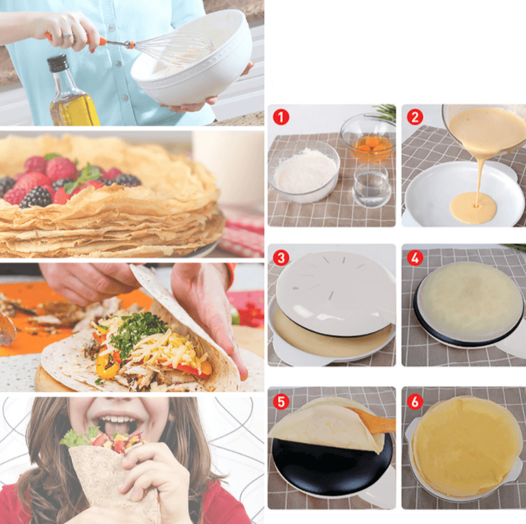 Electric Crêpe Maker - Perfect Crêpes Every Time