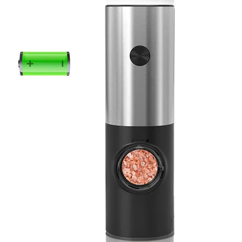 Electric Pepper and Salt Mill with LED Lighting