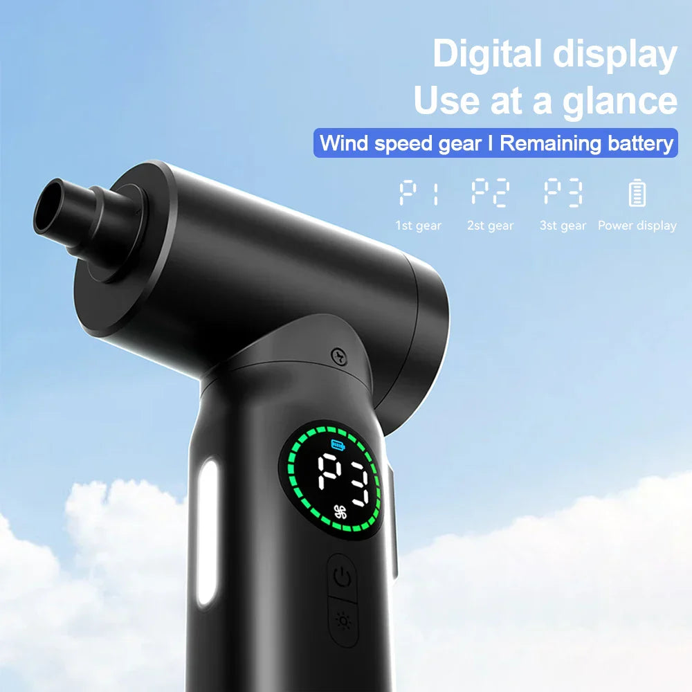 2-in-1 Portable Air Dust Cleaner and Blower with LED Light (7500mAh) - AirMaster