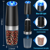 Rechargeable Electric Pepper and Salt Mill Set - GrindMaster Duo