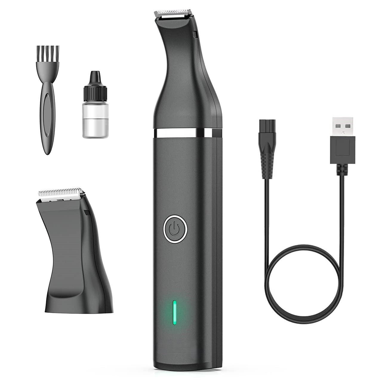 Pet Hair Clipper with Double Blades - Quiet & Cordless Grooming Tool