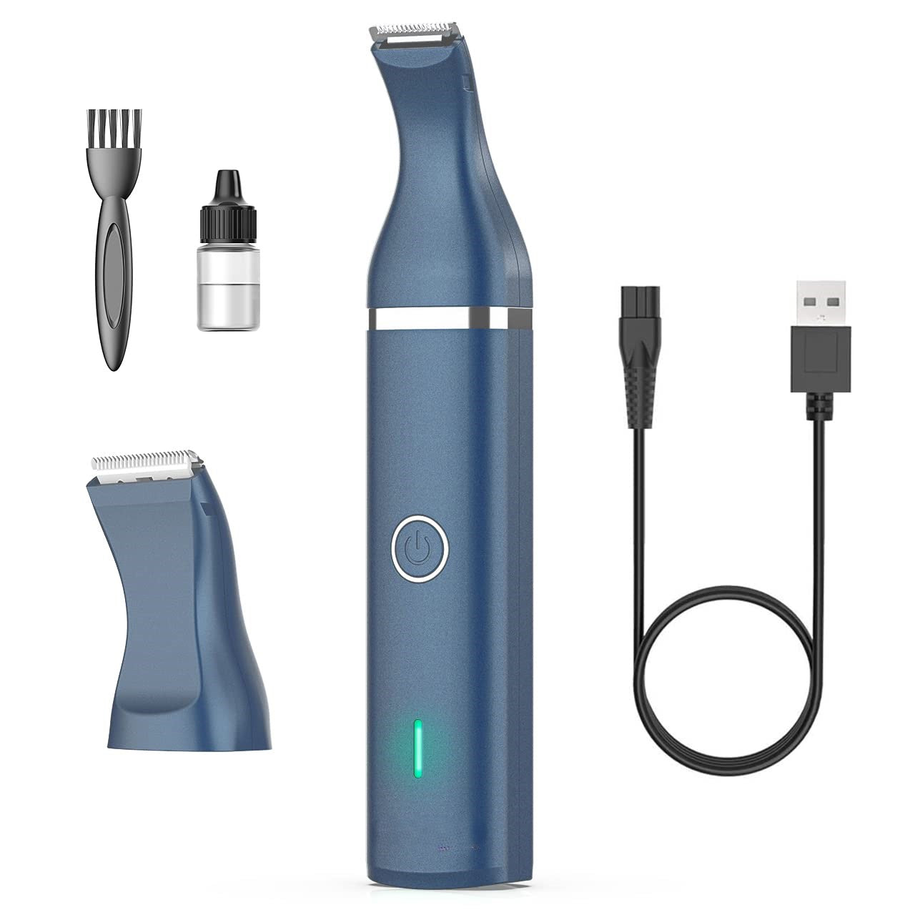 Pet Hair Clipper with Double Blades - Quiet & Cordless Grooming Tool