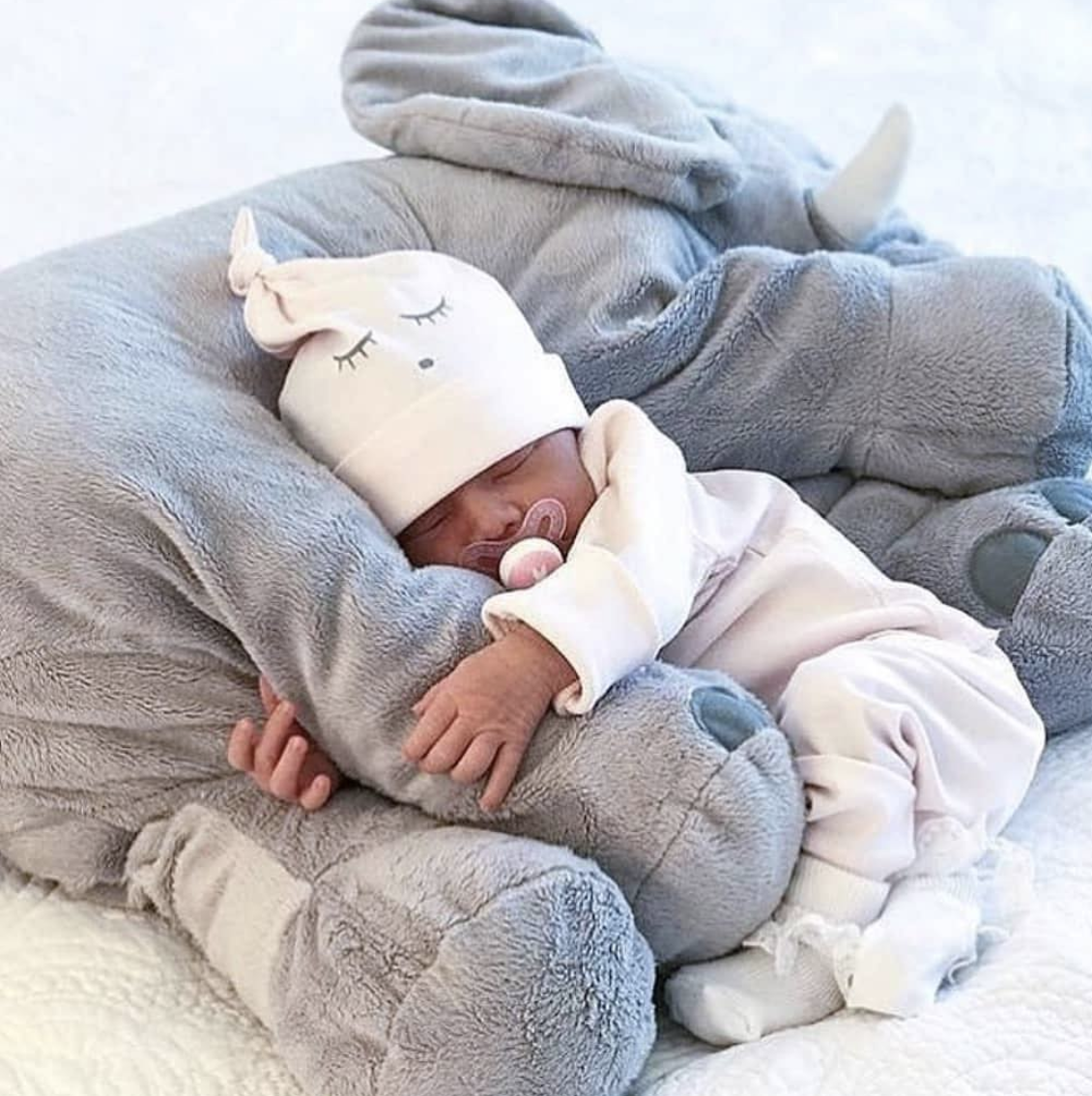 Elephant Cuddle Baby Cushion – Soft, Cuddly and Comfortable