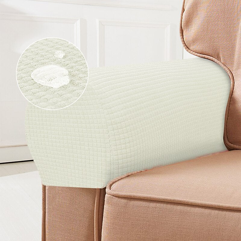 Stretch Armrest Covers – Spandex Covers for Chairs & Armchairs, Set of 2, Bordeaux