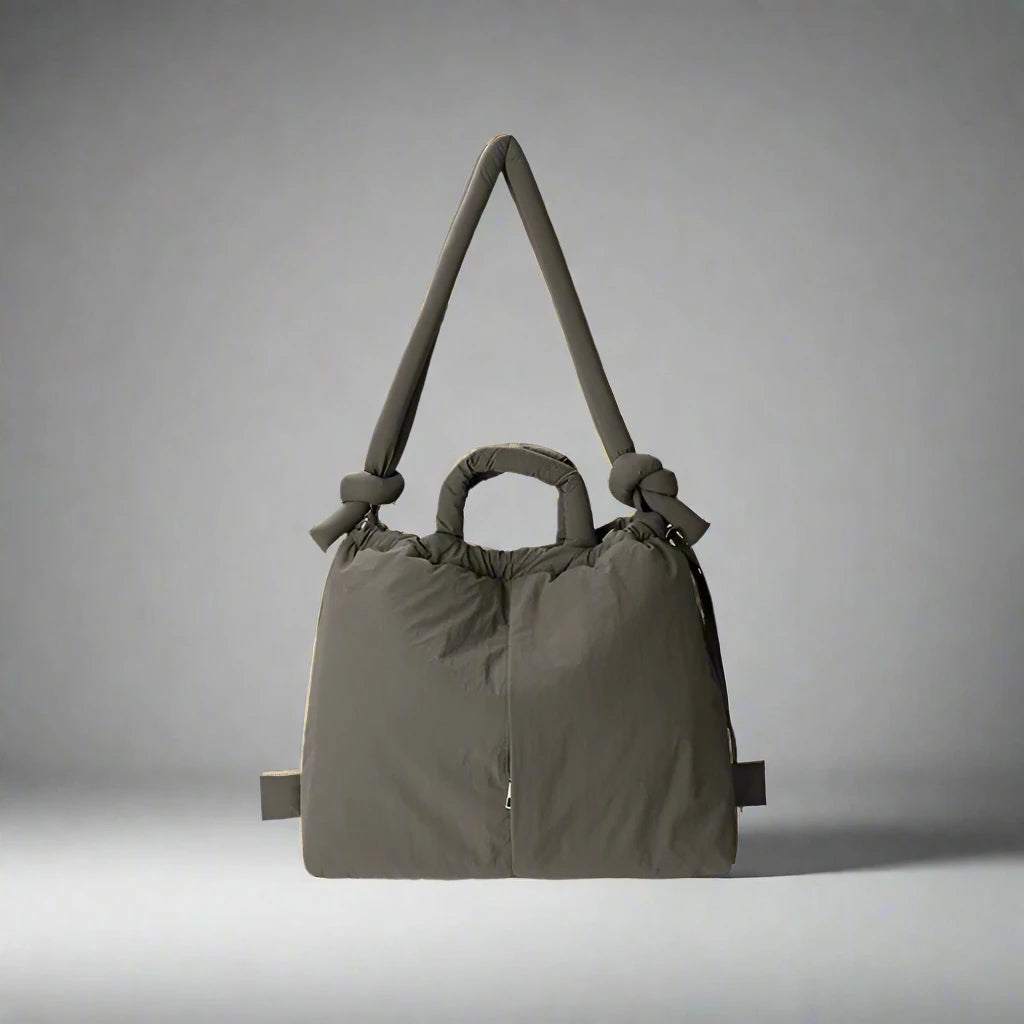 Unique Puffer Handbag with Trendy Volume - Riva