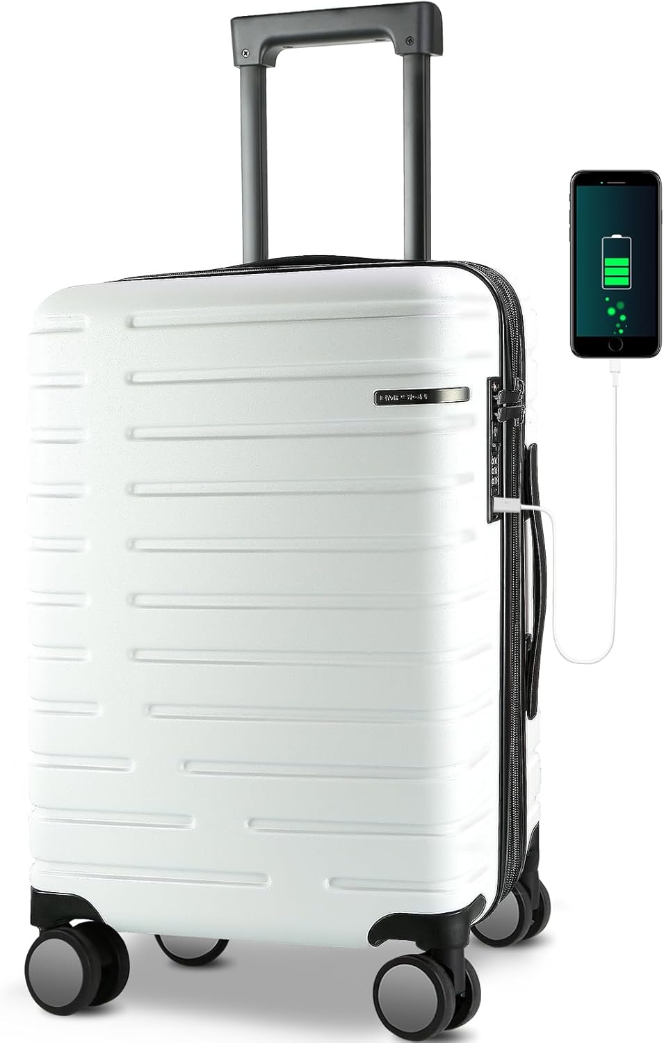 Expandable Hard Shell Suitcase with Spinner Wheels and TSA Lock