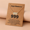Angel Numbers Necklace in Stainless Steel – Celestia