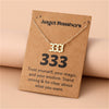 Angel Numbers Necklace in Stainless Steel – Celestia