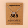 Angel Numbers Necklace in Stainless Steel – Celestia