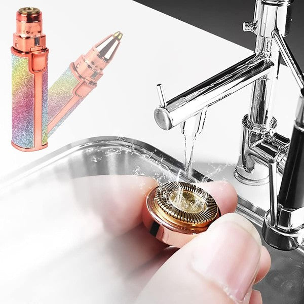 2-in-1 Reusable Face & Eyebrow Epilator – Silvara