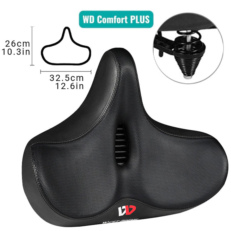 RideEase | Ergonomic Bike Saddle | Extra Wide and Breathable