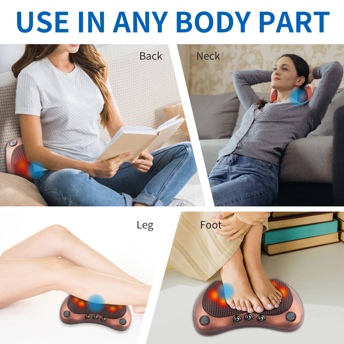 Ergonomic Massage Cushion - Magnetotherapy
