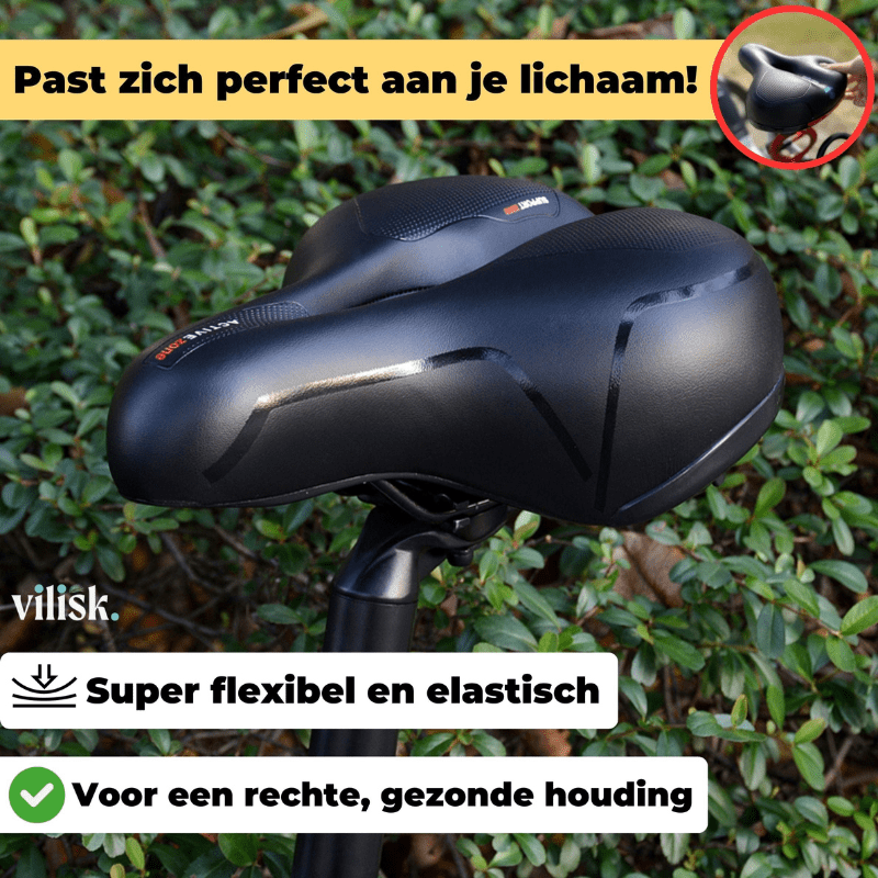 SoftRide Bike Saddle | Ergonomic & Comfortable | Back and Sit Bone