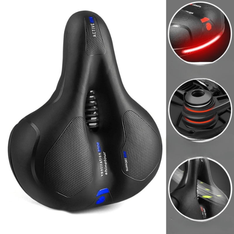 SoftRide Bike Saddle | Ergonomic & Comfortable | Back and Sit Bone