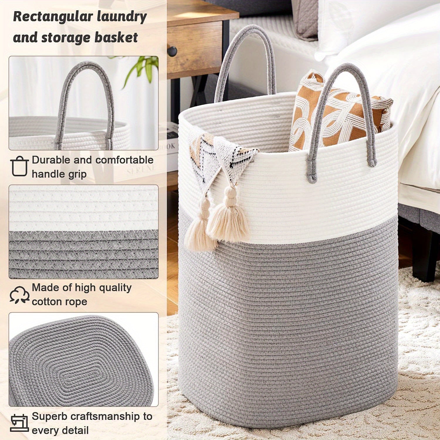 Extra Large Laundry Basket - Durable
