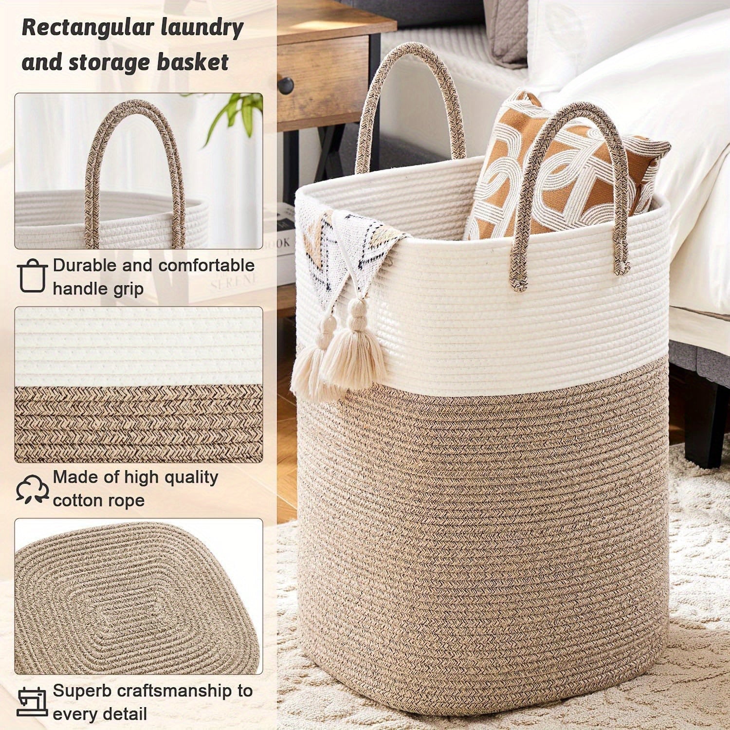 Extra Large Laundry Basket - Durable