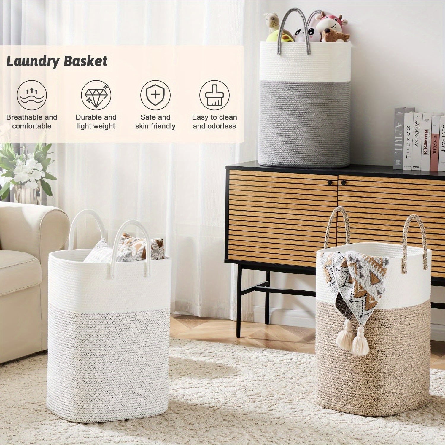 Extra Large Laundry Basket - Durable