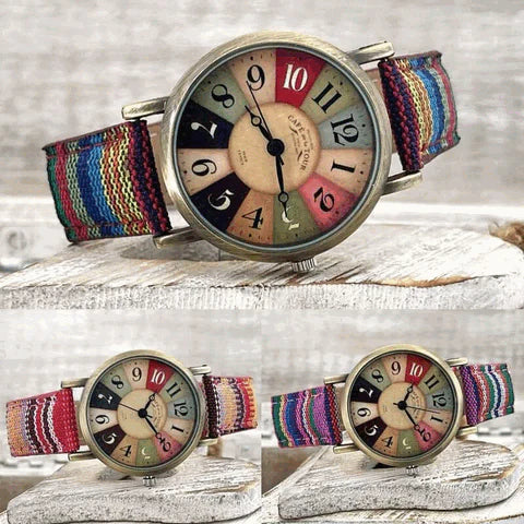 Luna Retro Watch - For a Colourful and Playful Style