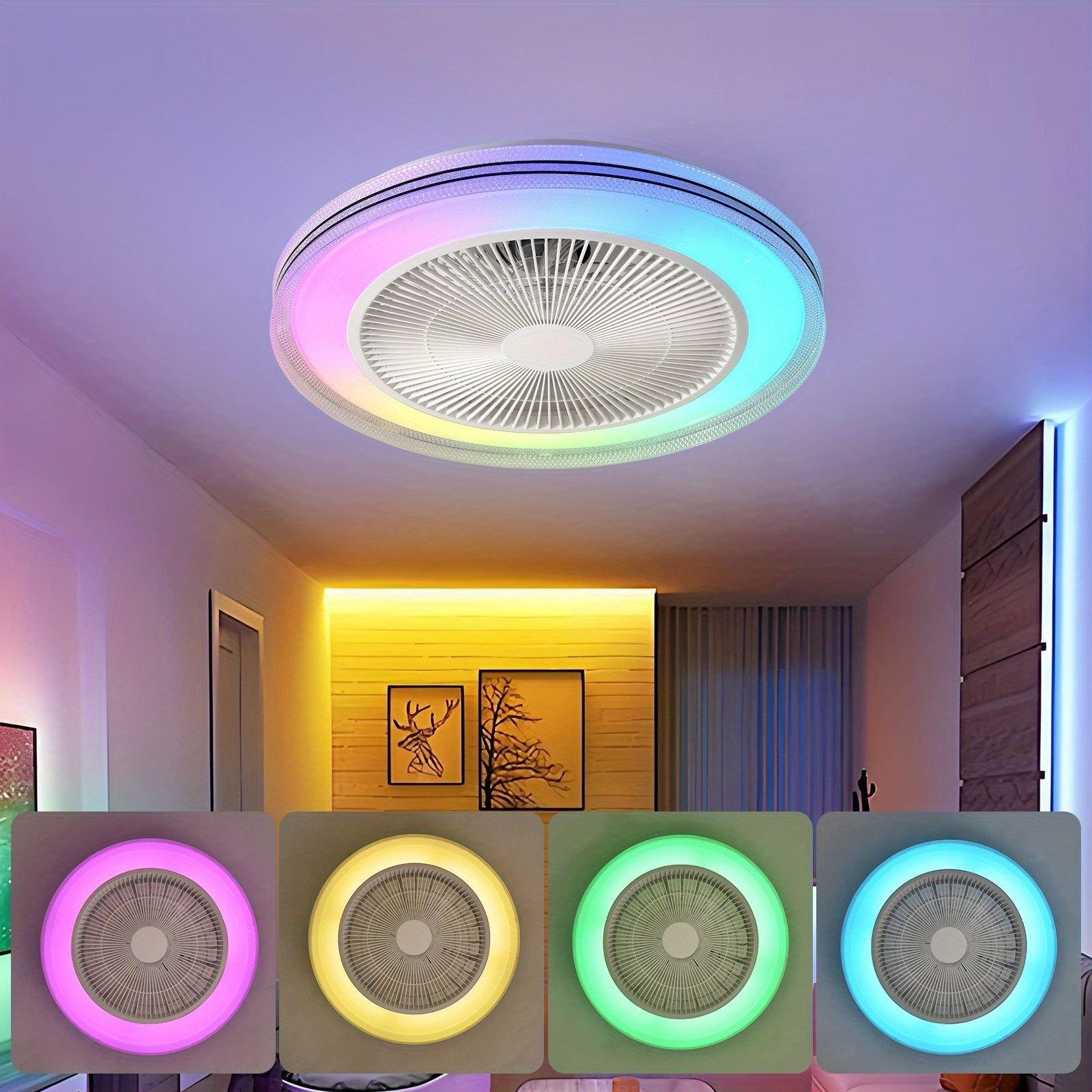 LumiCool RGB Ceiling Fan – Fresh and Atmospheric