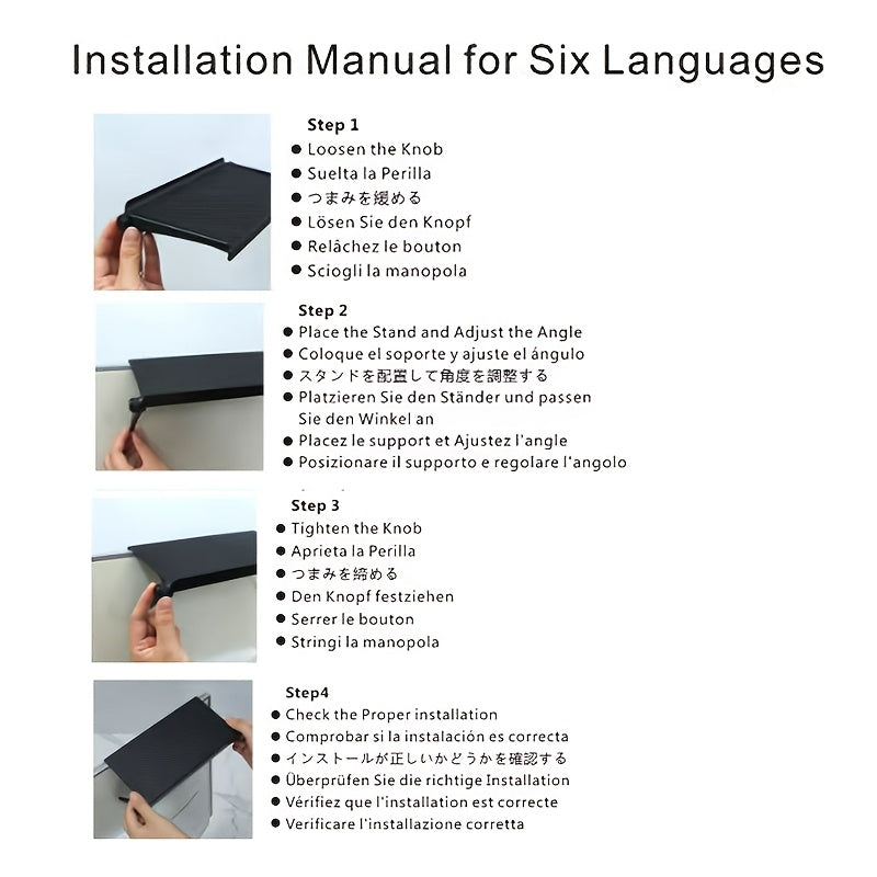 Practical Adjustable TV Storage Shelf – Compact and Functional for Media