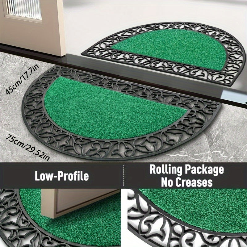 Heavy-Duty PVC Door Mat – Non-Slip and Absorbent for Large Doors