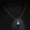 Minimalist Drop Opal Pendant Necklace – Selina