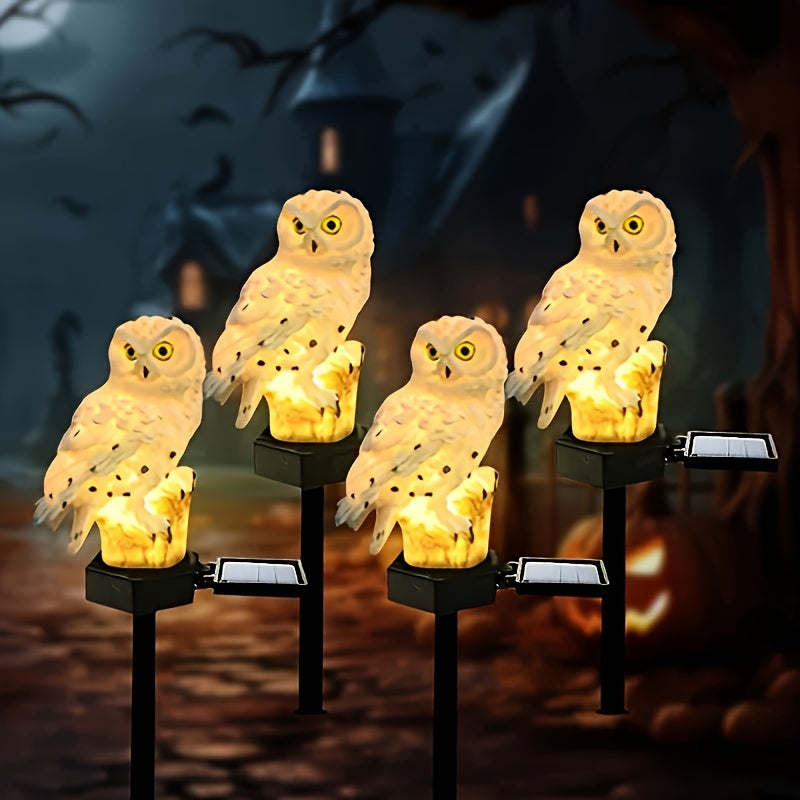 Solar LED Owl Garden Light – Realistic Ambient Lighting for Gardens and Paths