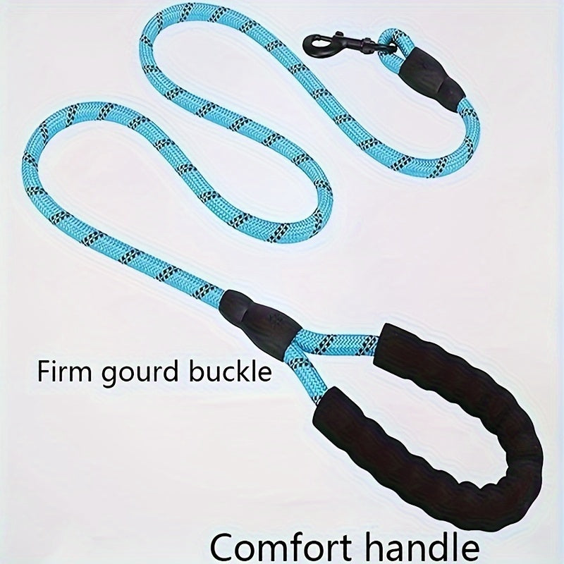 Reinforced Reflective Dog Lead with Padded Handle – Durable and Safe for Strong Dogs
