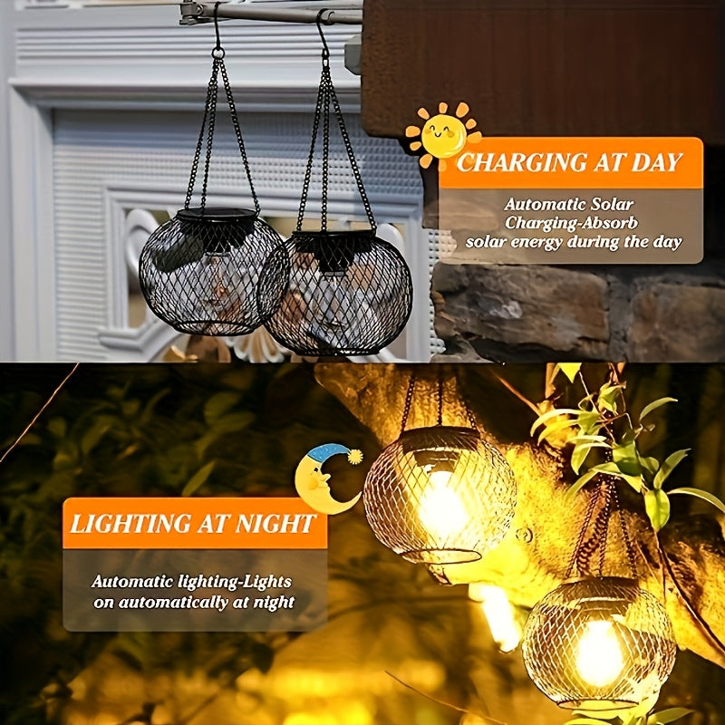 Wooden Solar Garden Lantern – Ideal for Evening Lighting in the Garden