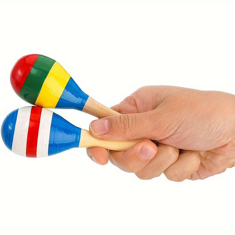 MelodyWood Wooden Maraca - Playful Musical Instrument for Children