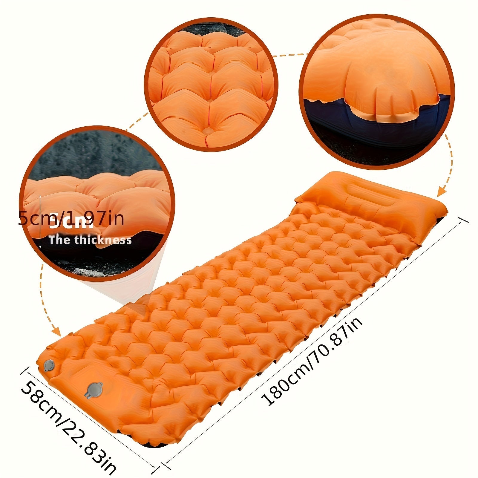 AirRest Inflatable Camping Mattress – Lightweight, Comfortable and Compact
