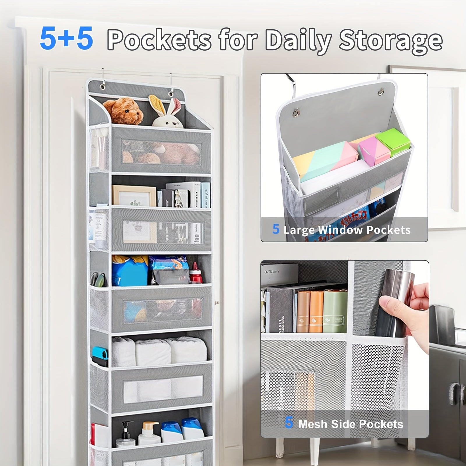Hanging Storage Organiser with 3 Levels – Practical and Spacious for Any Room