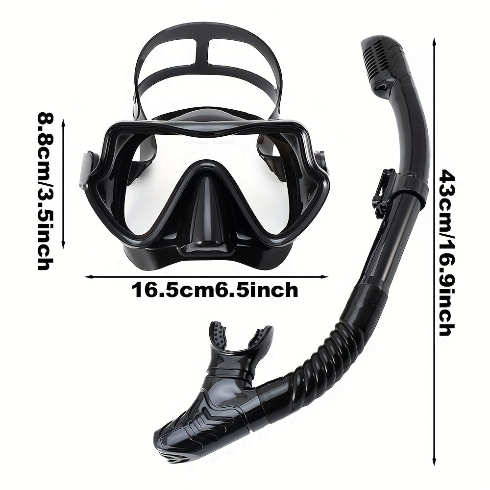 AquaClear Snorkel Set – Leakproof, Comfortable and with Great Visibility