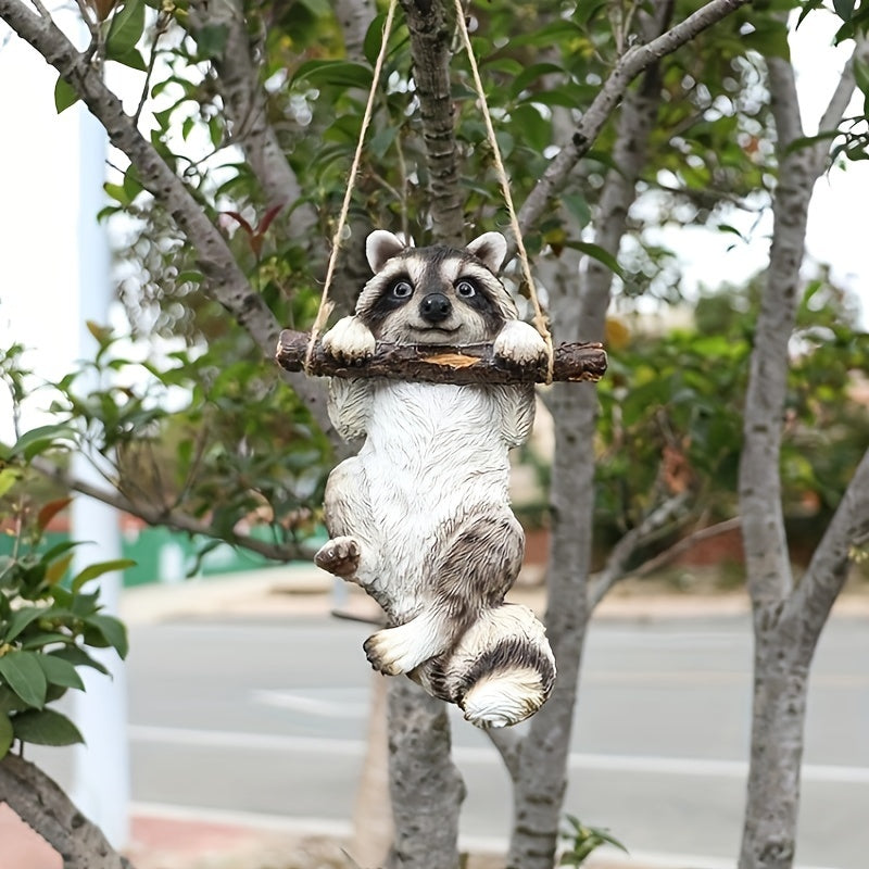 Charming Animal Garden Ornaments – Weather-Resistant Hanging Decoration for Your Garden or Patio