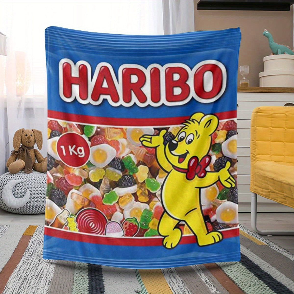 Haribo Sweets Blanket – Soft and Colourful for Children